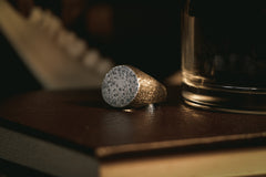Dark Gnosis - Large Round Signet Ring