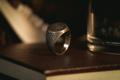 Dark Gnosis - Large Round Signet Ring