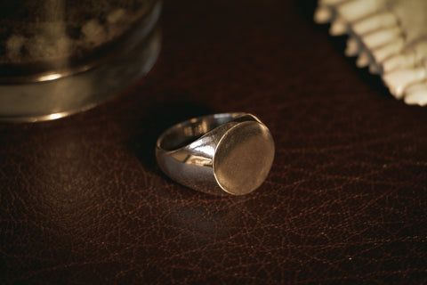 Large Round Signet Ring