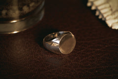 Large Round Signet Ring