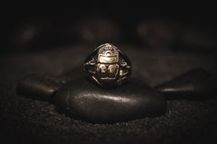 Scarab Cobra Cult Ring