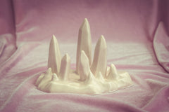 Limited Edition Ceramic Stalagmite Ring Holder - Blush Pink