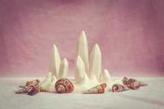 Limited Edition Ceramic Stalagmite Ring Holder - Blush Pink