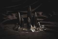 Limited Edition Ceramic Stalagmite Ring Holder - Metallic Black